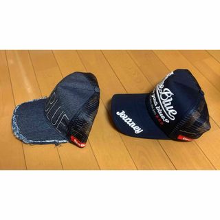 BLUE BLUE - ブルーブルーデニムキャップ & ブルーブルーキャップ 限定