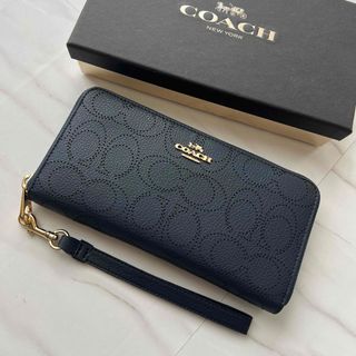 COACH - 限定セール❣️新品コーチ長財布F53659 エンボスドスネーク