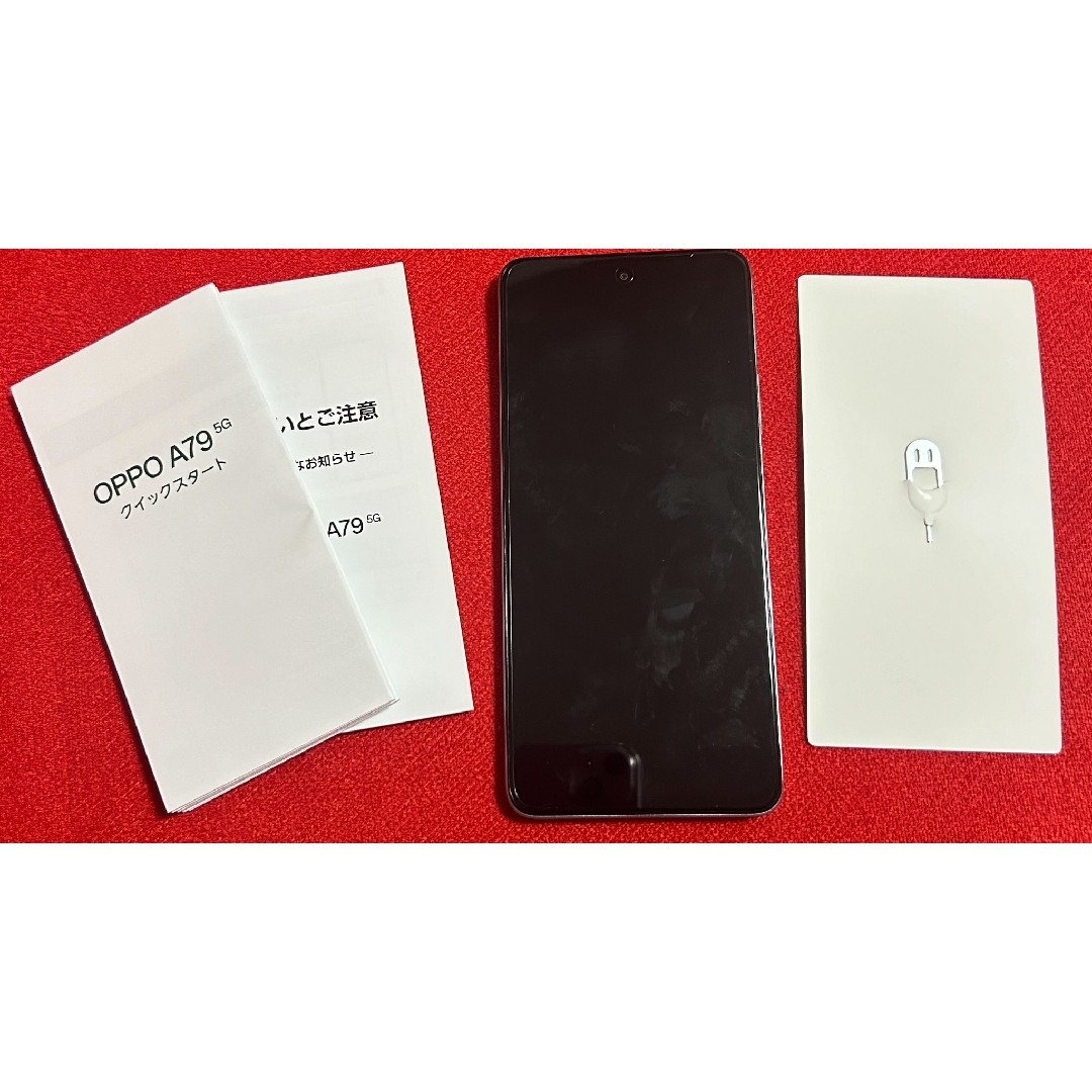 ⭐︎最終お値下げ⭐︎OPPO A79 5G  グローグリーン スマホ/家電/カメラのスマートフォン/携帯電話(スマートフォン本体)の商品写真