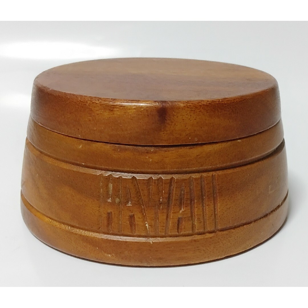 HAWAII　ALOHA　木製灰皿　アンティーク インテリア/住まい/日用品のインテリア小物(灰皿)の商品写真
