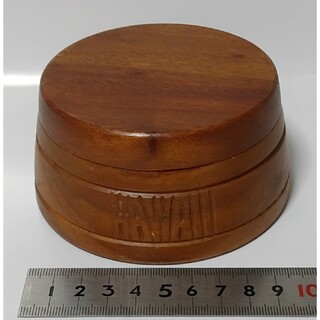 HAWAII　ALOHA　木製灰皿　アンティーク(灰皿)