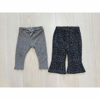 ザラキッズ(ZARA KIDS)のZARA BABY  favon  フレアレギンス リブパンツ セット(パンツ)