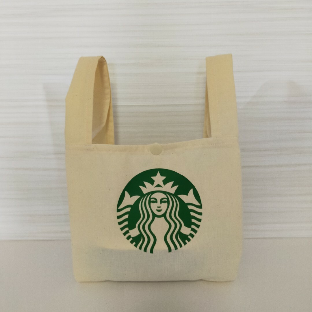 Starbucks Coffee(スターバックスコーヒー)のエコバッグ　ハンドメイド ハンドメイドのファッション小物(バッグ)の商品写真