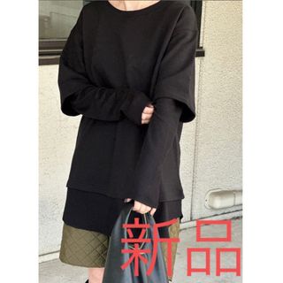 新品♡AGAWD★レイヤードトップス★送料込み アガウド(トレーナー/スウェット)