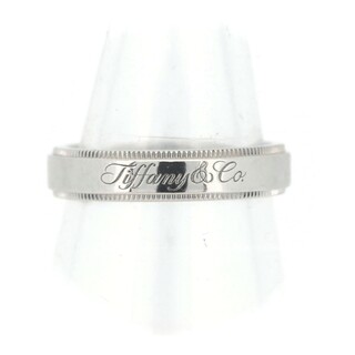 ティファニー(Tiffany & Co.)の目立った傷や汚れなし ティファニー ノーツ ミルグレイン リング 指輪 11.5号 PT950(プラチナ)(リング(指輪))