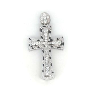 目立った傷や汚れなし ゆきざき ヨビコ YOBIKO ダイヤモンド ペンダント 0.75CT K18WG(18金 ホワイトゴールド)(その他)