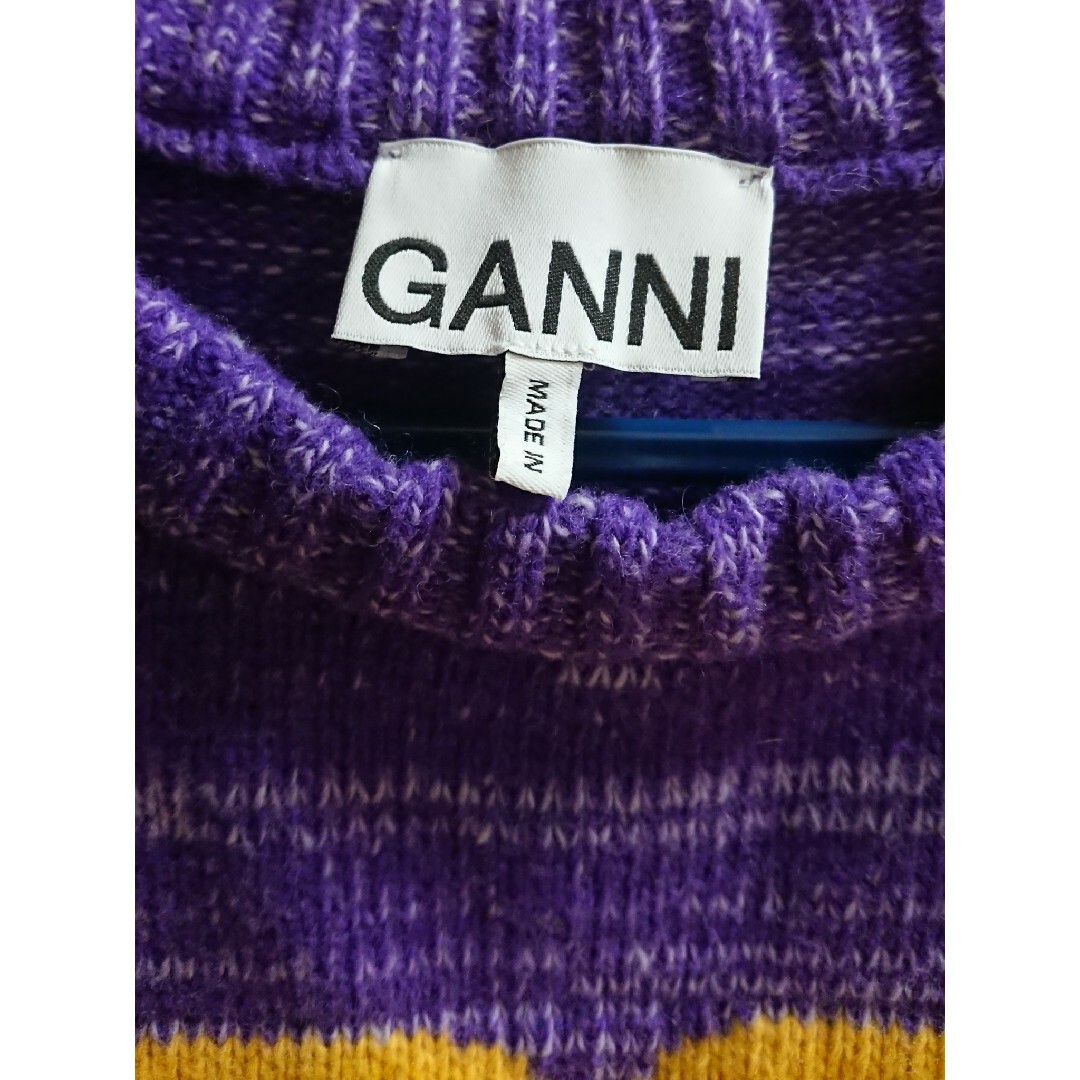 JOURNAL STANDARD(ジャーナルスタンダード)のGANNI / ガニー Graphic Cropped Vest ニットベスト レディースのトップス(ベスト/ジレ)の商品写真