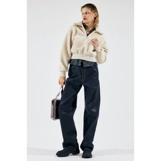 マウジー(moussy)の格安♡MOUSSY♡HW COATED LOOSE STRAIGHT(デニム/ジーンズ)