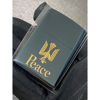 zippo Peace 2007 Model 限定品 ブルーチタン 2007年製(その他)