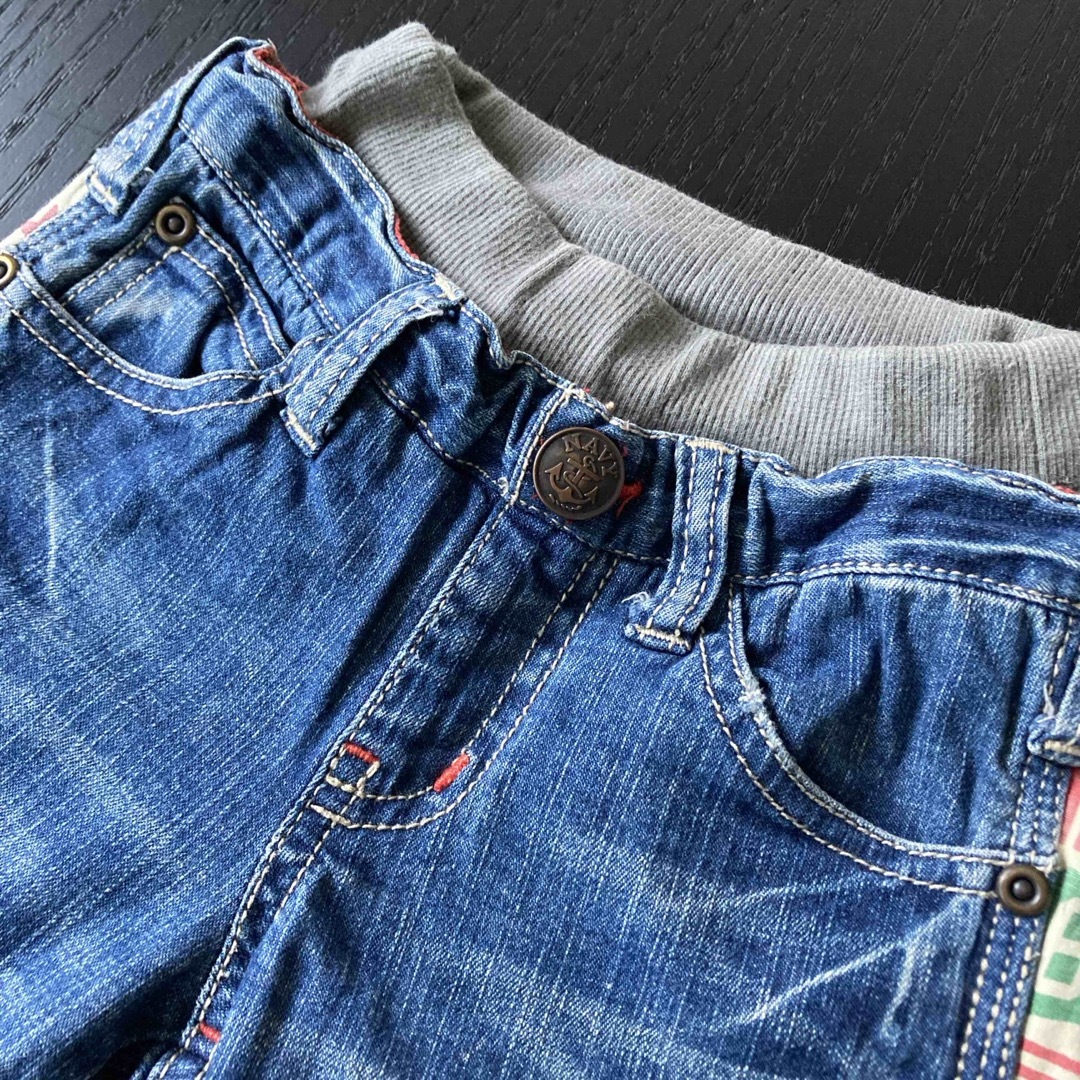 JUNK STORE(ジャンクストアー)のデニムパンツ 95cm キッズ/ベビー/マタニティのキッズ服男の子用(90cm~)(パンツ/スパッツ)の商品写真