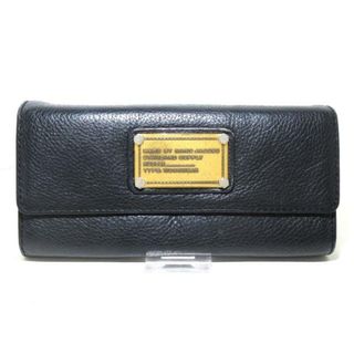 マークバイマークジェイコブス(MARC BY MARC JACOBS)のMARC BY MARC JACOBS(マークバイマークジェイコブス) 長財布 - 黒 レザー(財布)