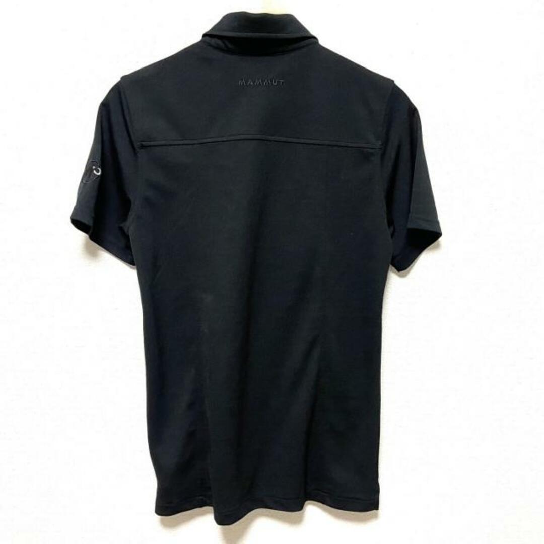 Mammut(マムート)のMAMMUT(マムート) 半袖ポロシャツ サイズM メンズ美品  - 黒 メンズのトップス(ポロシャツ)の商品写真
