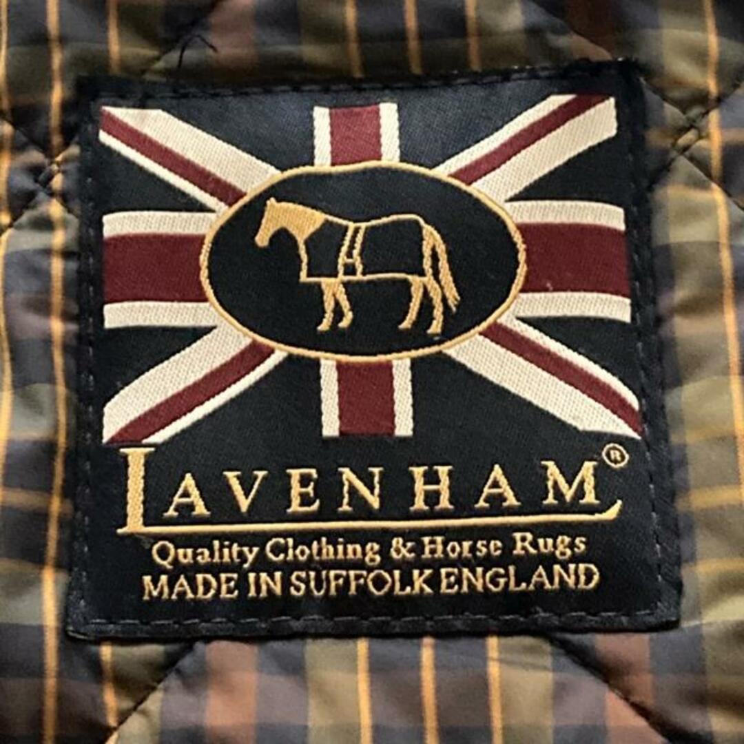 LAVENHAM(ラベンハム)のLAVENHAM(ラベンハム) コート サイズ40 M レディース - 黒×ダークネイビー 長袖/キルティング/中綿/冬 レディースのジャケット/アウター(その他)の商品写真