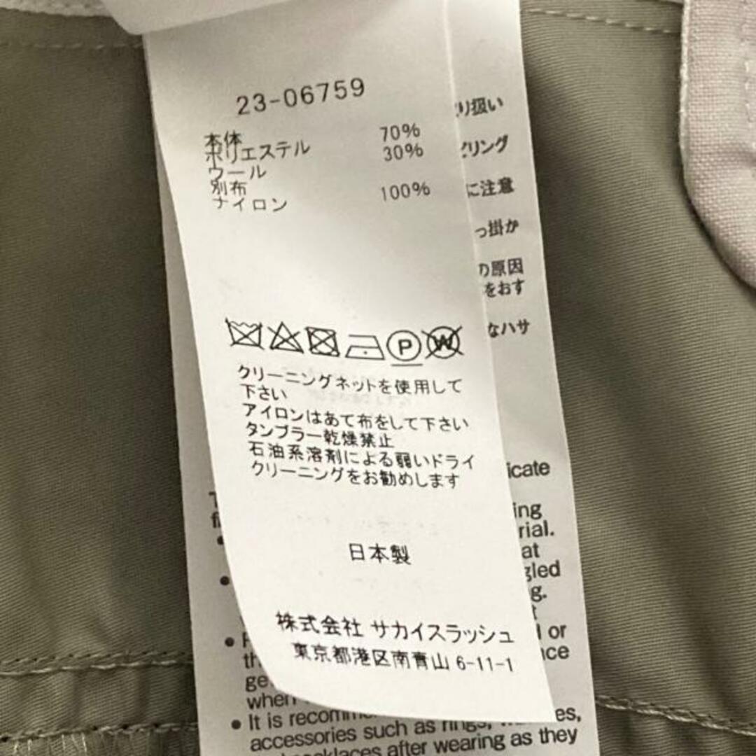 Sacai(サカイ) チュニック サイズ2 M レディース - カーキ