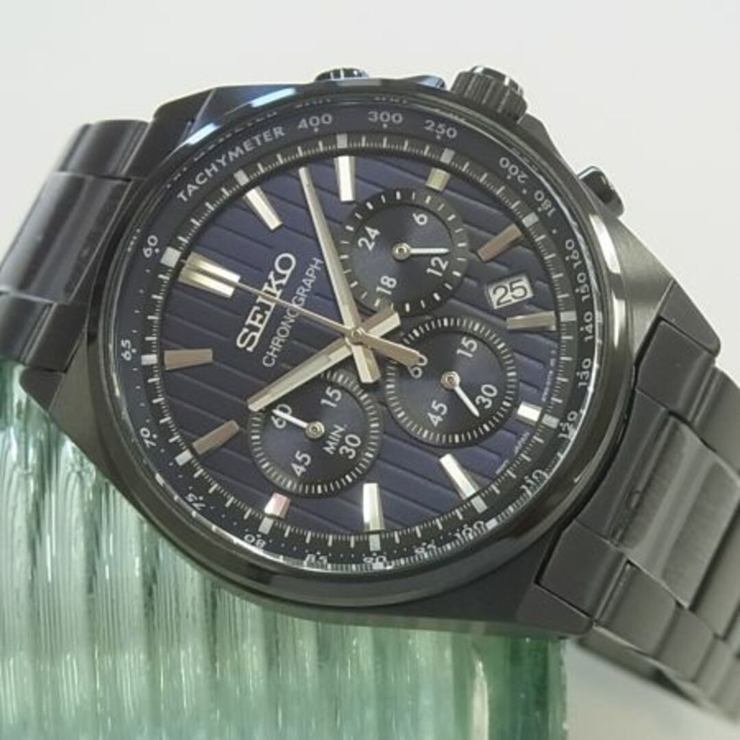 SEIKO(セイコー)のSEIKOクロノグラフ SBTR035 紺色 Sシリーズ 電池式【新品・正規品】 メンズの時計(腕時計(アナログ))の商品写真