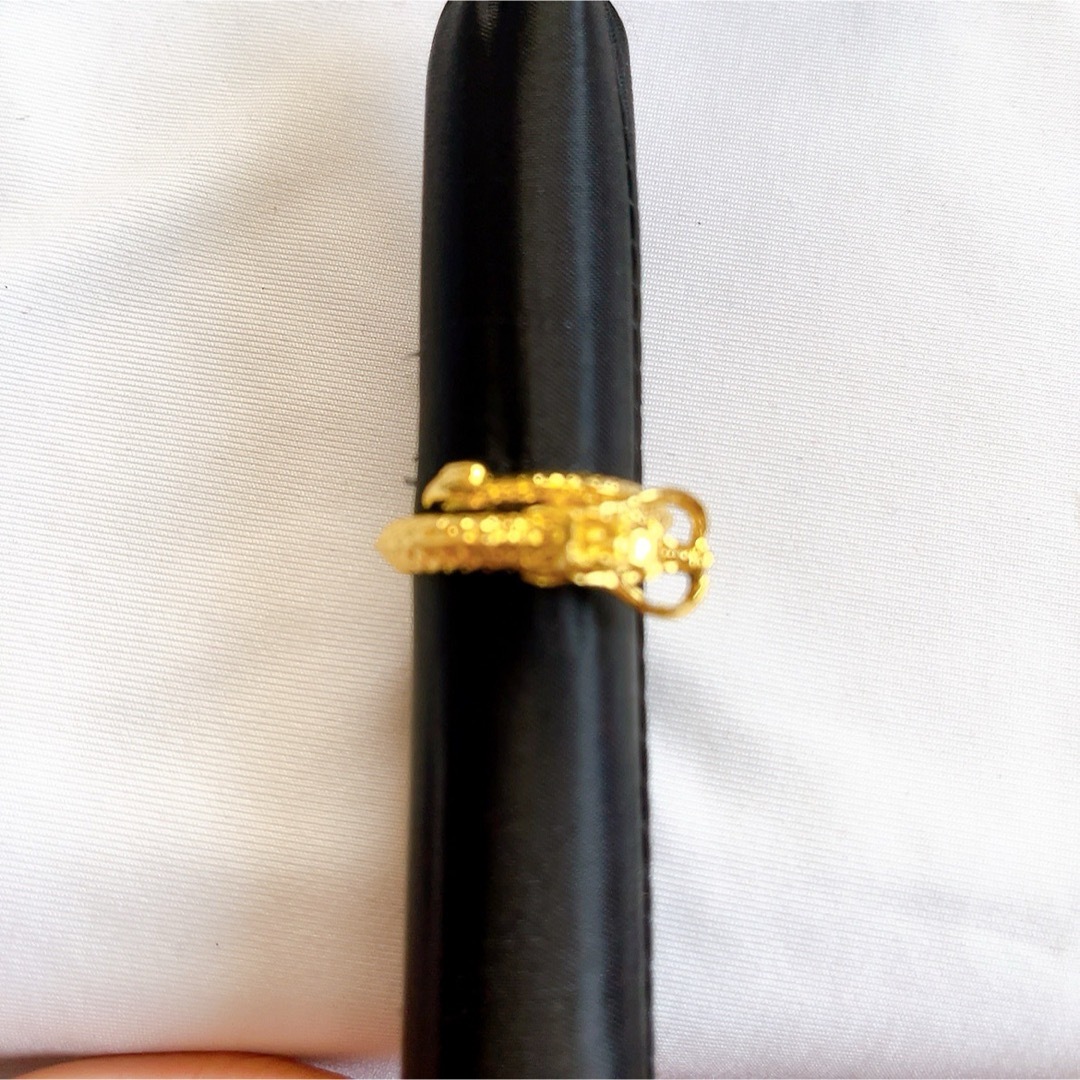 新品★ゴールド★ドラゴンリング★メンズ指輪★縁起物★２０号 メンズのアクセサリー(リング(指輪))の商品写真