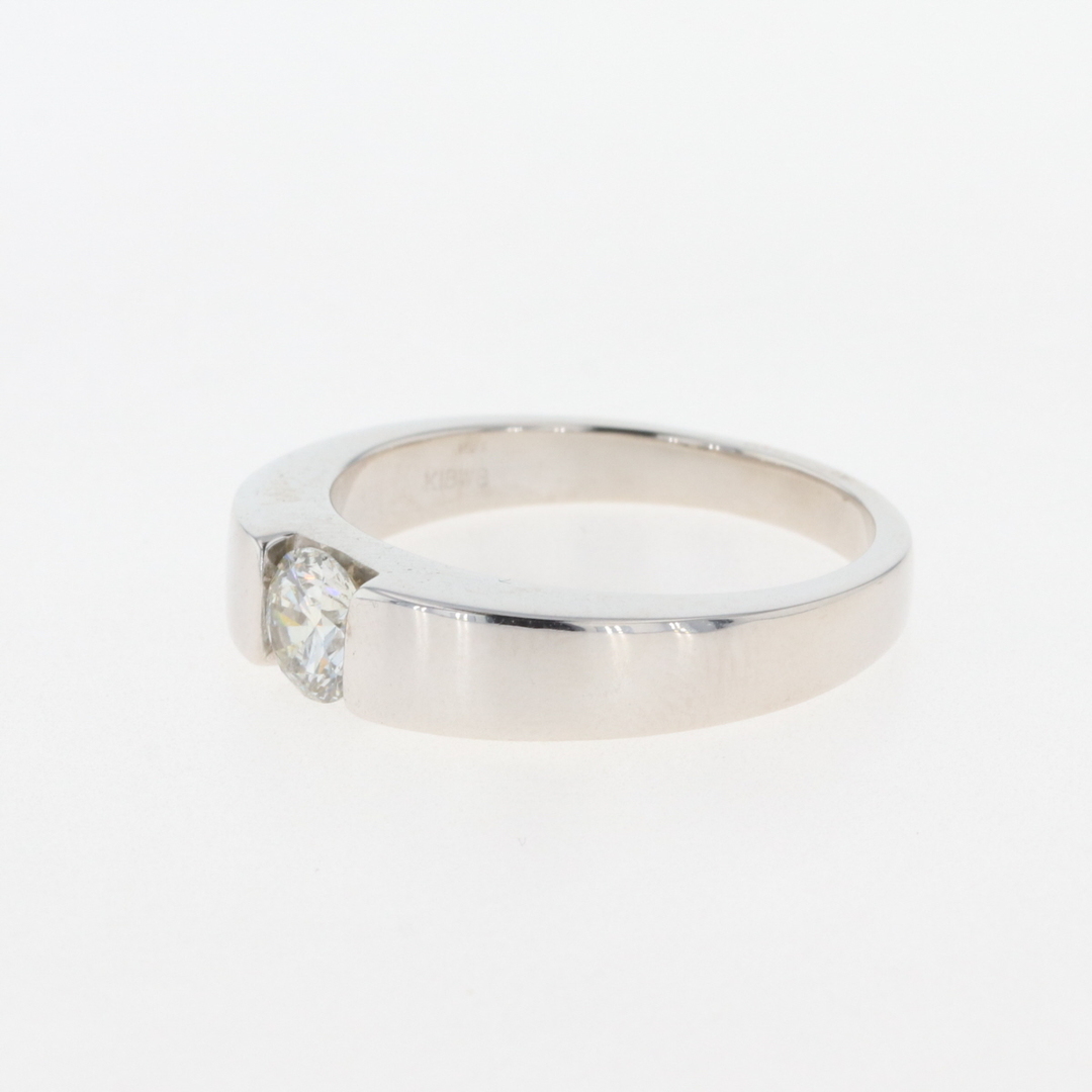 ダイアモンド デザインリング 16号 K18 【中古】 レディースのアクセサリー(リング(指輪))の商品写真