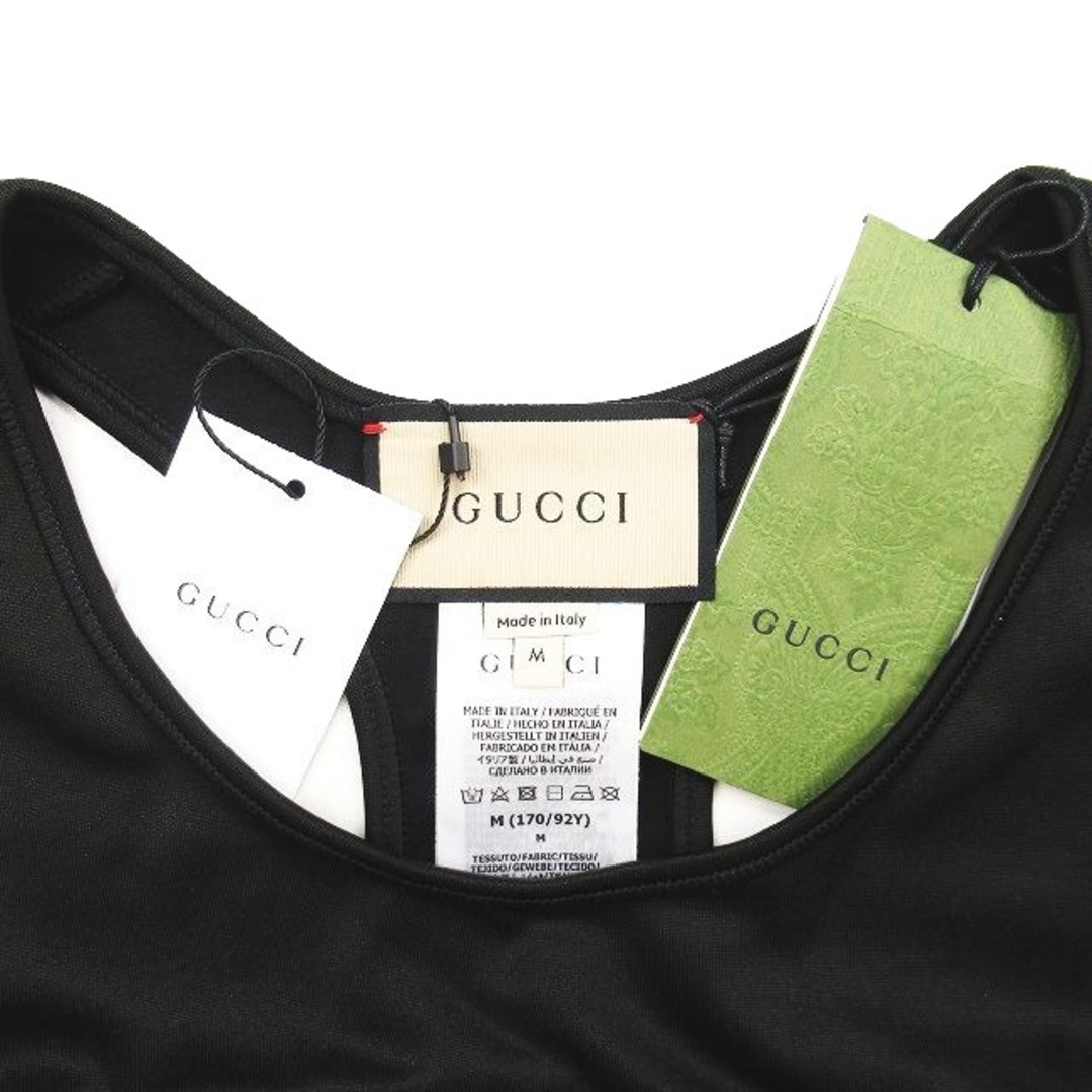 Gucci(グッチ)のグッチ GUCCI Logo Jacquard Crop Top 黒 ◎ME2 レディースのトップス(タンクトップ)の商品写真