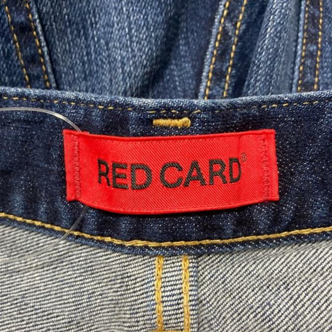 RED CARD(レッドカード) ジーンズ サイズ26 S レディース - ダークネイビー フルレングス/ダメージ加工 レディースのパンツ(デニム/ジーンズ)の商品写真