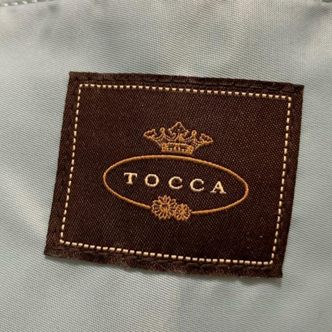 TOCCA(トッカ)のTOCCA(トッカ) ポーチ美品  - ライトグリーン ナイロン×レザー レディースのファッション小物(ポーチ)の商品写真