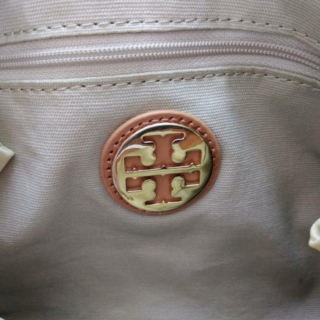 Tory Burch(トリーバーチ)のTORY BURCH(トリーバーチ) トートバッグ - ベージュ×ブラウン ナイロン×レザー レディースのバッグ(トートバッグ)の商品写真