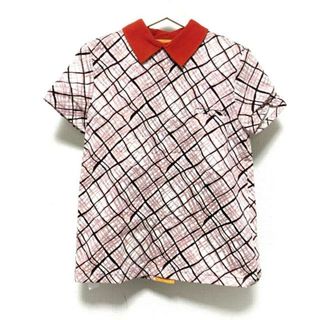 MARNI(マルニ) 半袖シャツブラウス サイズ14 XL レディース美品  - 白×ピンク×マルチ バックボタン