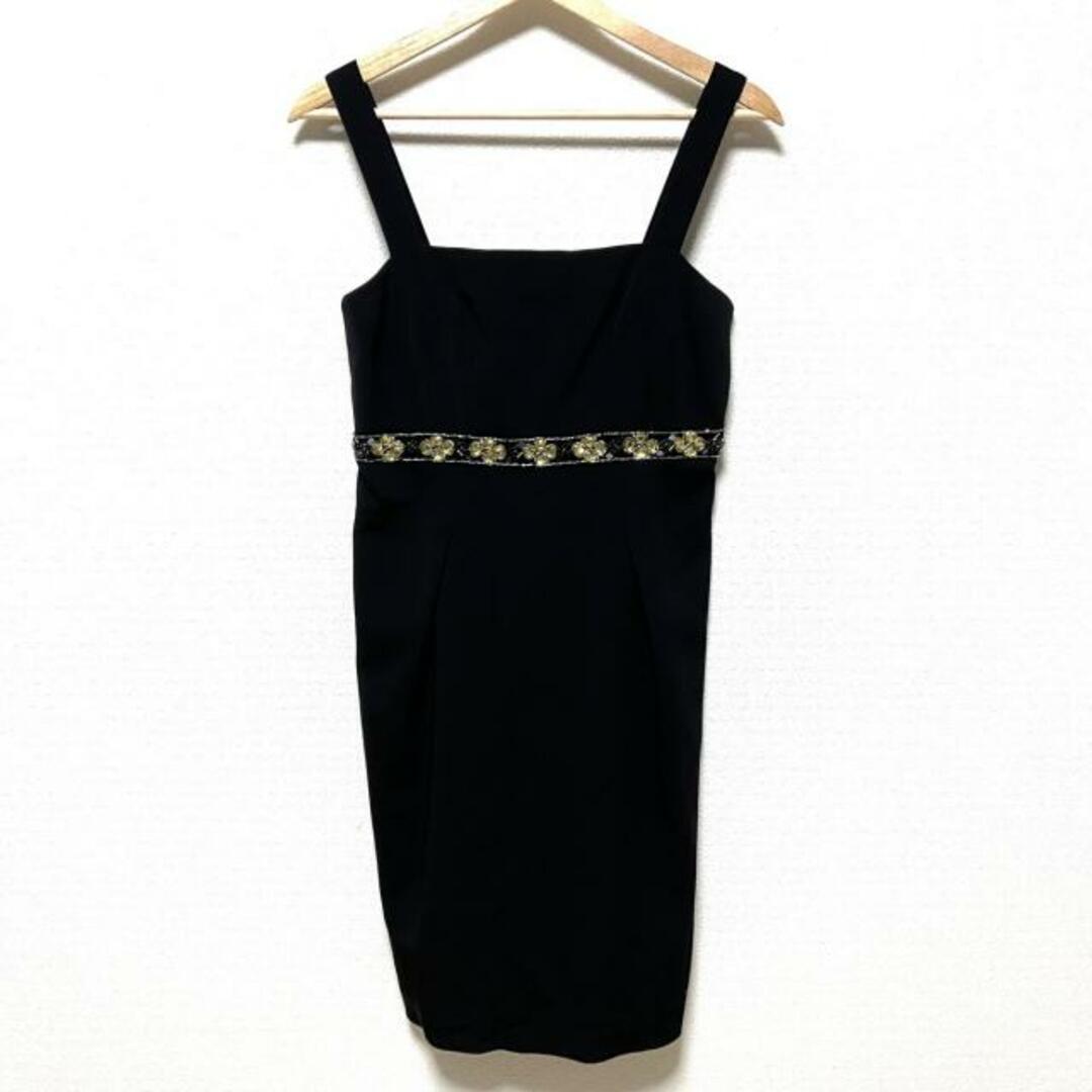 Grace Class(グレースクラス) ドレス サイズ36 S レディース 黒 ビジュー/ビーズ/ひざ丈 レディースのフォーマル/ドレス(その他ドレス)の商品写真