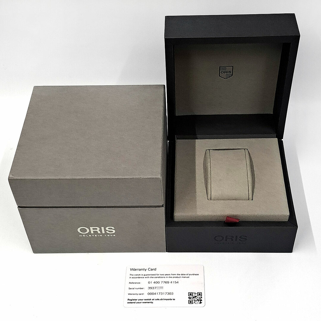 ORIS(オリス)のオリス アクイスデイト キャリバー400 01 400 7769 4154 自動巻き ステンレススティール メンズ ORIS 【中古】 【時計】 メンズの時計(腕時計(アナログ))の商品写真