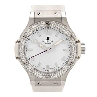 ウブロ(HUBLOT)のウブロ ビッグ・バン スチールホワイト スマイリングチルドレン ダイヤベゼル 361.SE.2010. RW.1104.SMC08 クオーツ ステンレススティール メンズ HUBLOT 【中古】 【時計】(腕時計(アナログ))