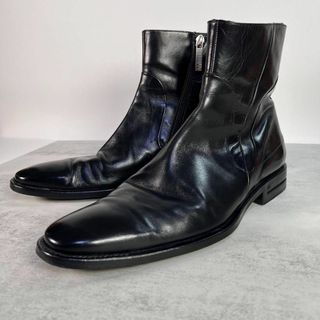 DIOR HOMME - 【美品・エディ期】ディオール オム　サイドジップ ブーツ　ブラック　黒　04AW