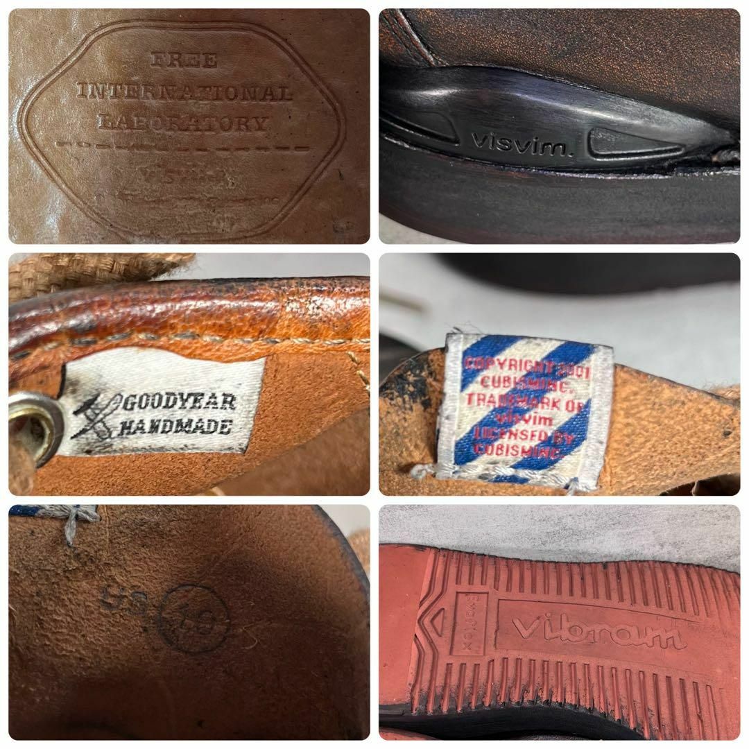 【美品】VISVIM 革靴　パトリシアン フォーク　ヴィンテージ加工　ブーツ メンズの靴/シューズ(ブーツ)の商品写真