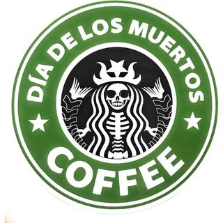 mextick ステッカー メキシコ死者の日 スターバックス(車外アクセサリ)