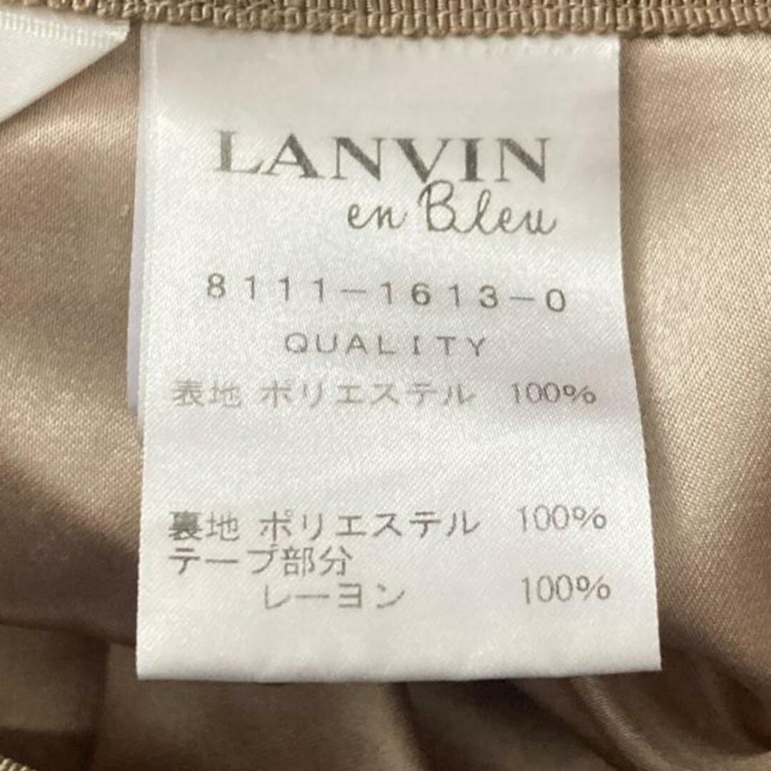 LANVIN en Bleu(ランバンオンブルー)のLANVIN en Bleu(ランバンオンブルー) ショートパンツ サイズ36 S レディース - ベージュ レディースのパンツ(ショートパンツ)の商品写真