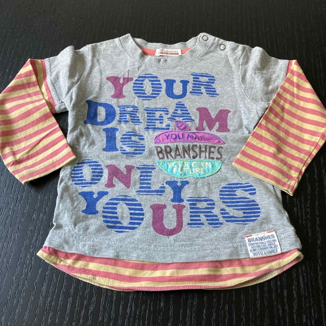 Branshes(ブランシェス)の長袖Tシャツ 95cm キッズ/ベビー/マタニティのキッズ服男の子用(90cm~)(Tシャツ/カットソー)の商品写真