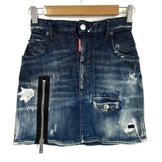 DSQUARED2 フェザー　オーストリッチ　スカート