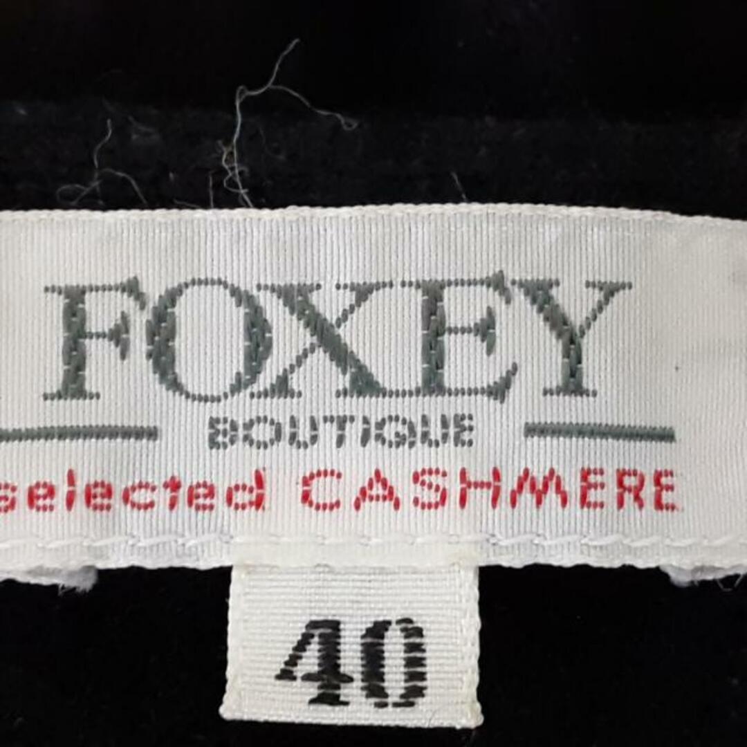 FOXEY(フォクシー)のFOXEY(フォクシー) ボレロ サイズ40 M レディース美品  - 黒 長袖/カシミヤ レディースのトップス(ボレロ)の商品写真