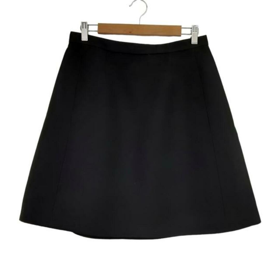 VALENTINO(バレンチノ) スカート サイズ44 L レディース美品 - 黒 ひざ丈