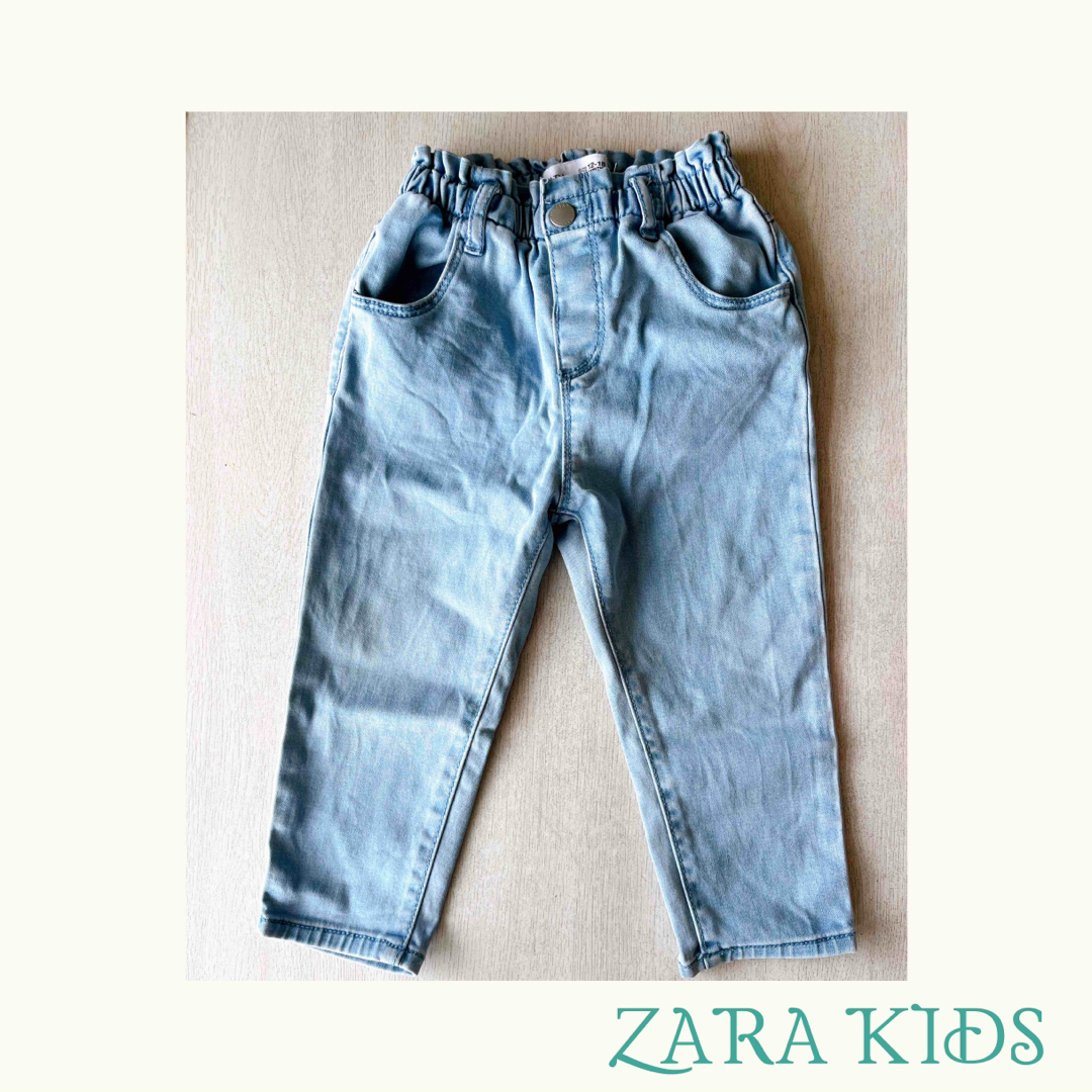 ZARA KIDS(ザラキッズ)のZARA BABY ザラベビー　デニム　80センチ キッズ/ベビー/マタニティのベビー服(~85cm)(パンツ)の商品写真