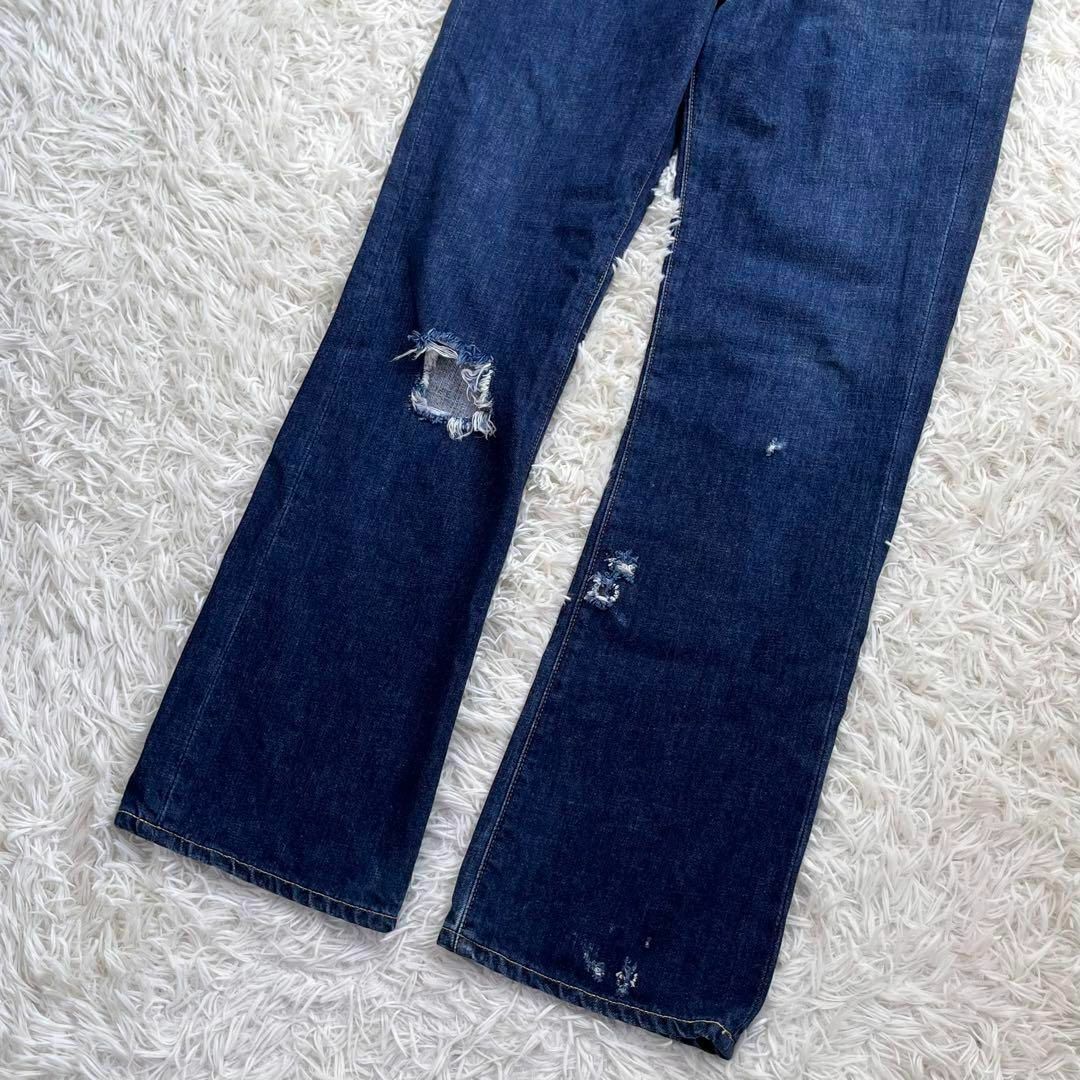 Levi's(リーバイス)の【90s】リーバイス517 ブーツカット デニムパンツ　555 ビッグE 濃紺 メンズのパンツ(デニム/ジーンズ)の商品写真