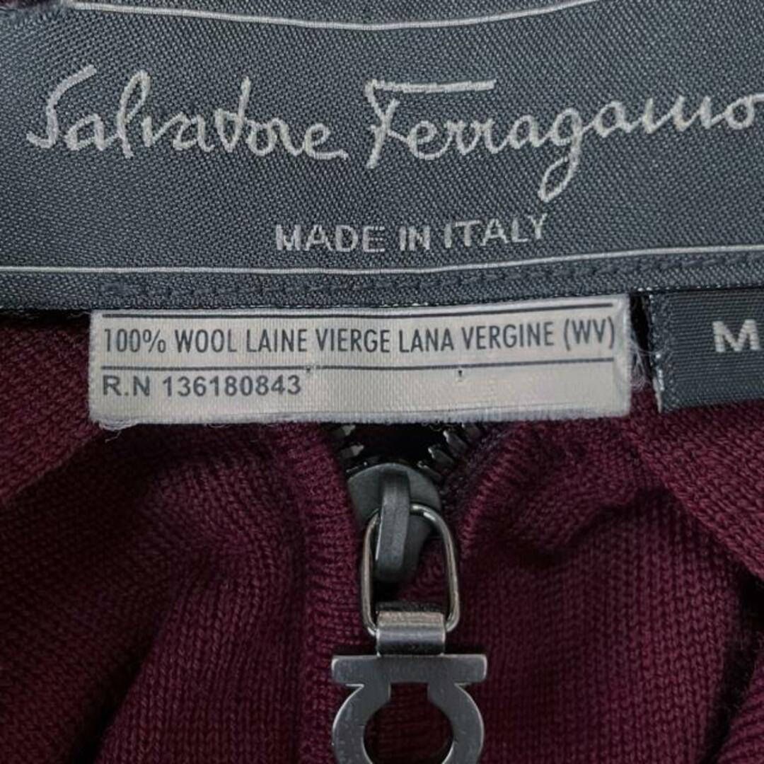 Salvatore Ferragamo(サルヴァトーレフェラガモ)のSalvatoreFerragamo(サルバトーレフェラガモ) 長袖セーター サイズM メンズ - ボルドー メンズのトップス(ニット/セーター)の商品写真