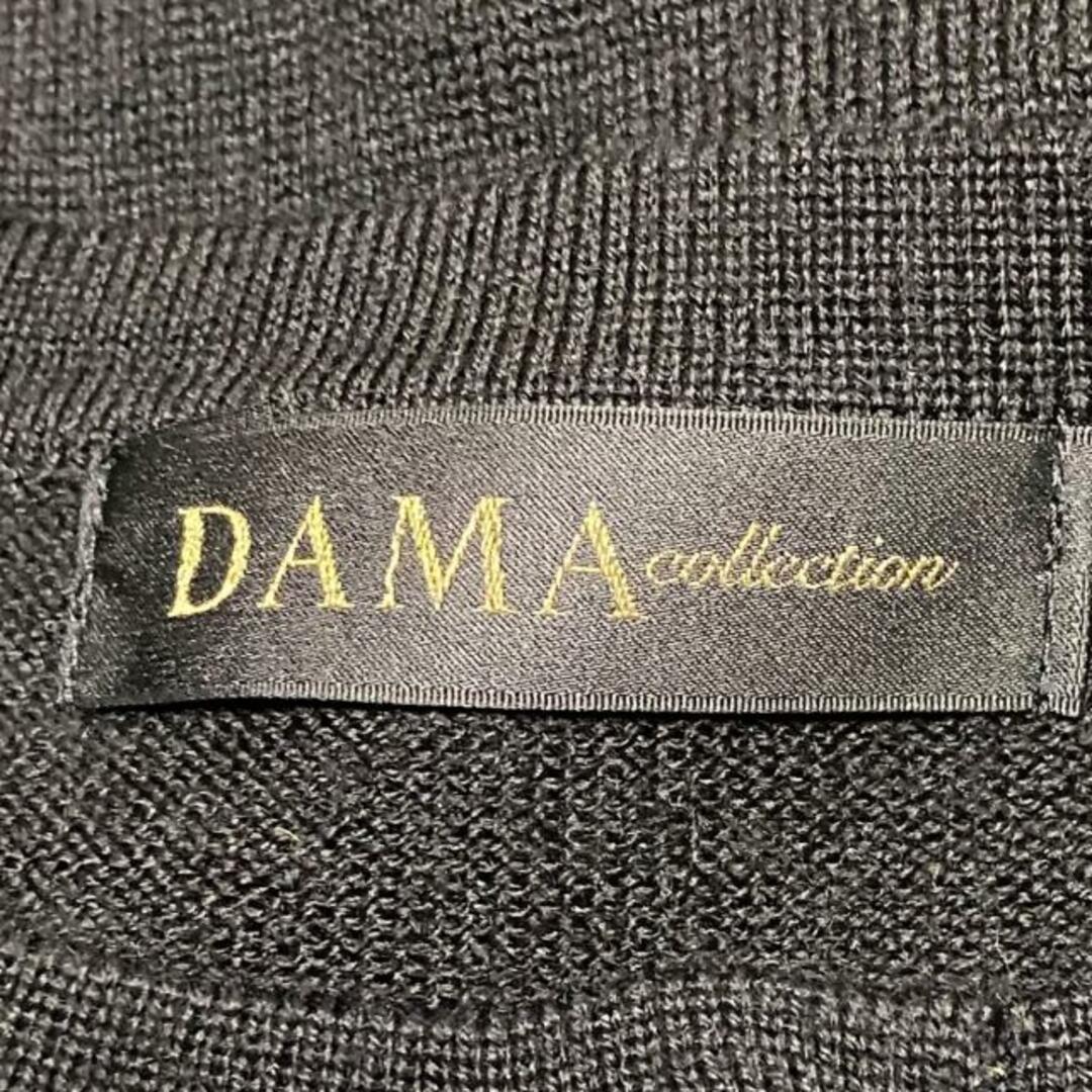 DAMAcollection(ダーマコレクション) カーディガン サイズL レディース - 黒×ダークグレー 長袖/レース レディースのトップス(カーディガン)の商品写真