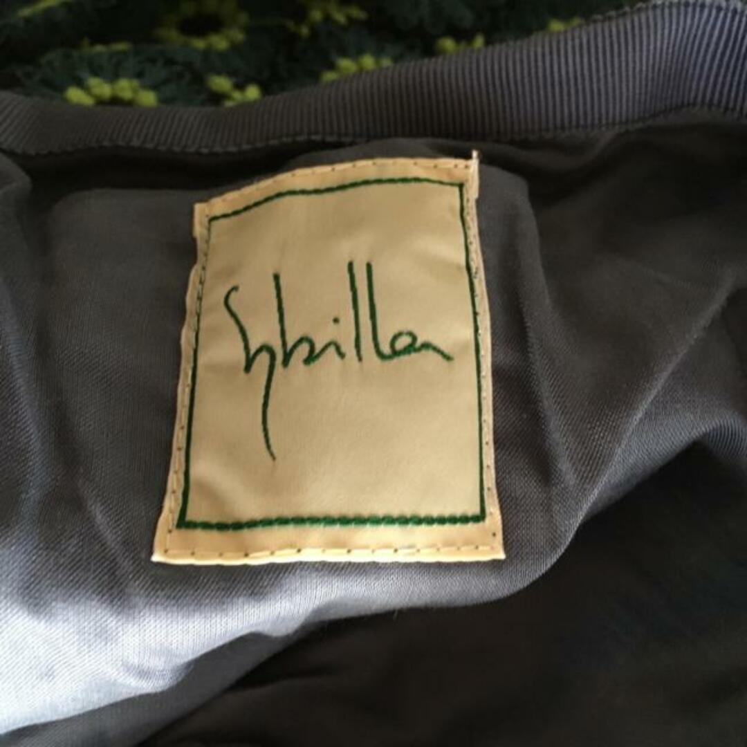 Sybilla(シビラ)のSybilla(シビラ) スカート サイズM レディース - グリーン×イエローグリーン×マルチ ひざ丈/レース レディースのスカート(その他)の商品写真