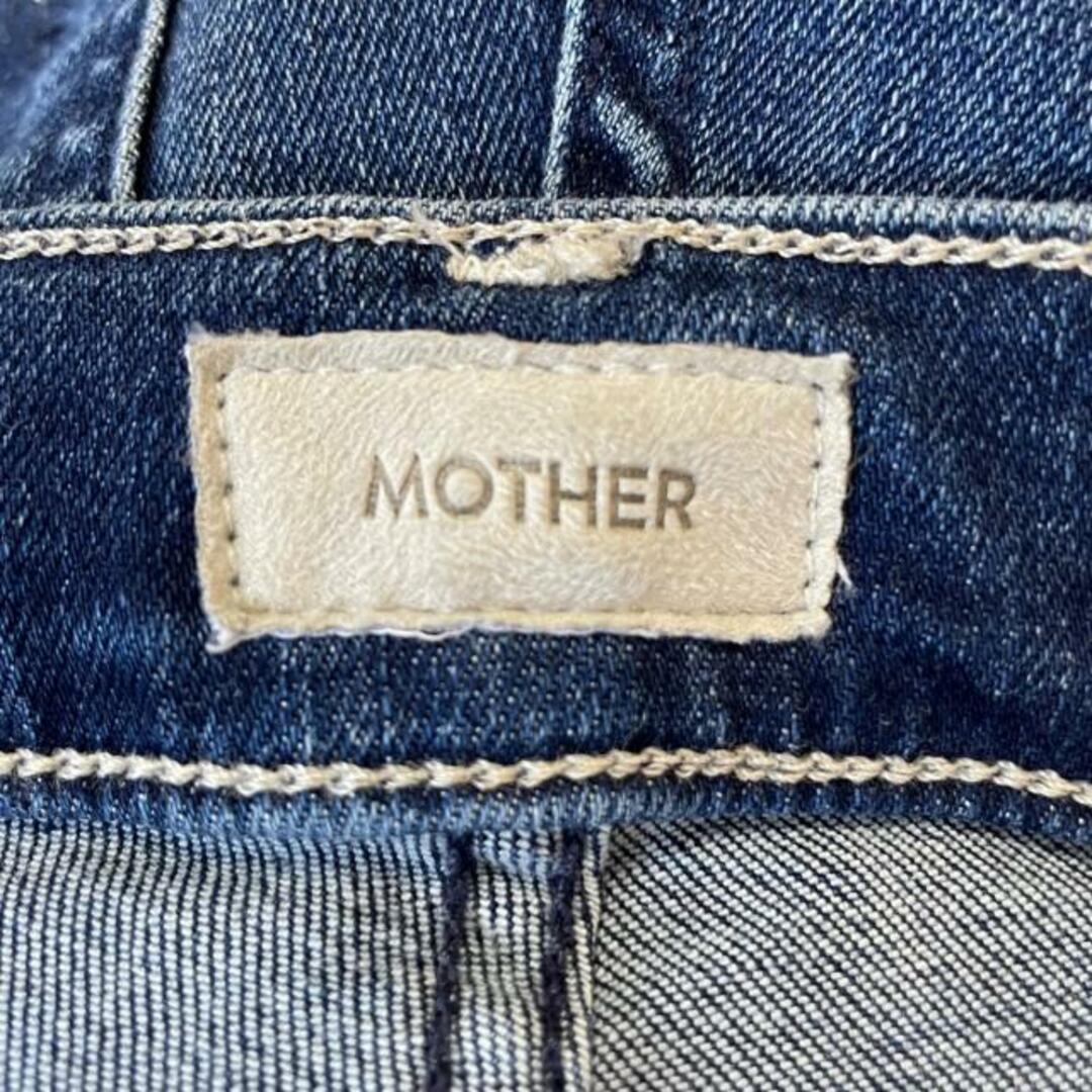 mother(マザー)のmother(マザー) ジーンズ サイズ26 S レディース新品同様  - ダークネイビー フルレングス/ダメージ加工 レディースのパンツ(デニム/ジーンズ)の商品写真