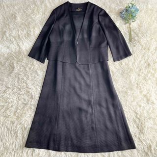 ソワールベニール(SOIR BENIR)のSOIR BENIR 東京ソワール　ブラックフォーマルワンピース　大きいサイズ(礼服/喪服)