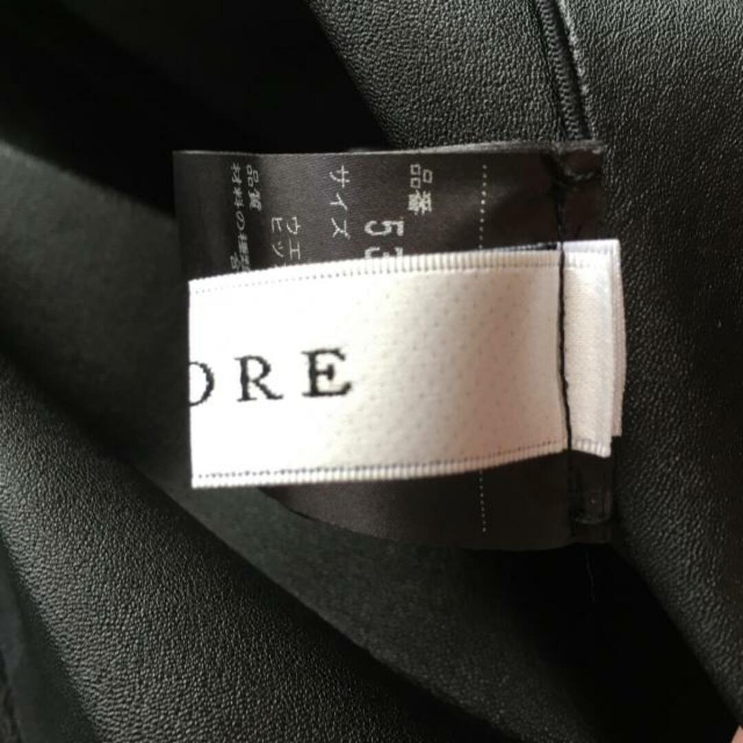 ADORE(アドーア)のADORE(アドーア) ロングスカート サイズ36 S レディース美品  - オレンジ フェイクレザー/プリーツ レディースのスカート(ロングスカート)の商品写真