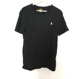 ポロラルフローレン(POLO RALPH LAUREN)のPOLObyRalphLauren(ポロラルフローレン) 半袖Tシャツ サイズM メンズ美品  - 黒(Tシャツ/カットソー(半袖/袖なし))