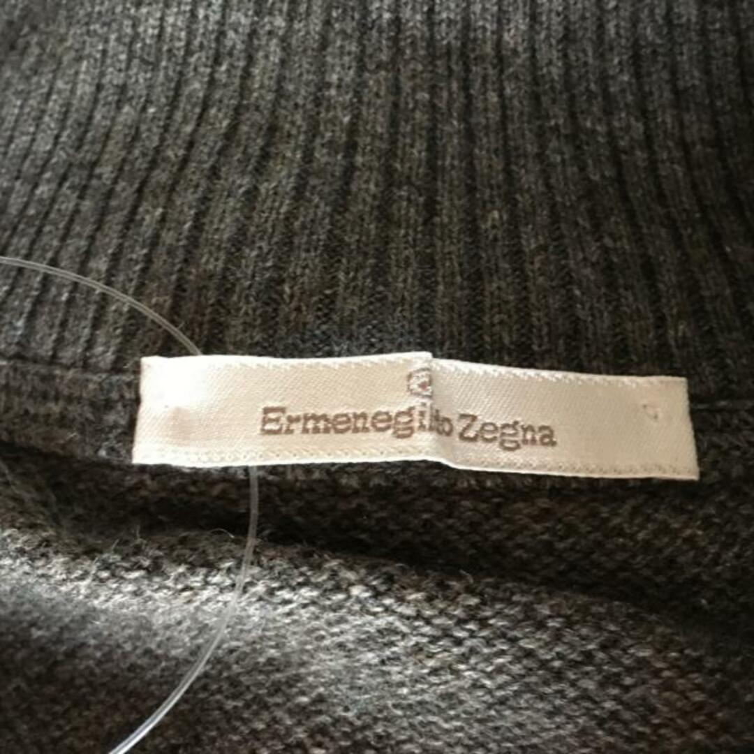 Ermenegildo Zegna(エルメネジルドゼニア)のErmenegildo Zegna(エルメネジルド ゼニア) 長袖セーター サイズ48 XL メンズ - ダークブラウン メンズのトップス(ニット/セーター)の商品写真