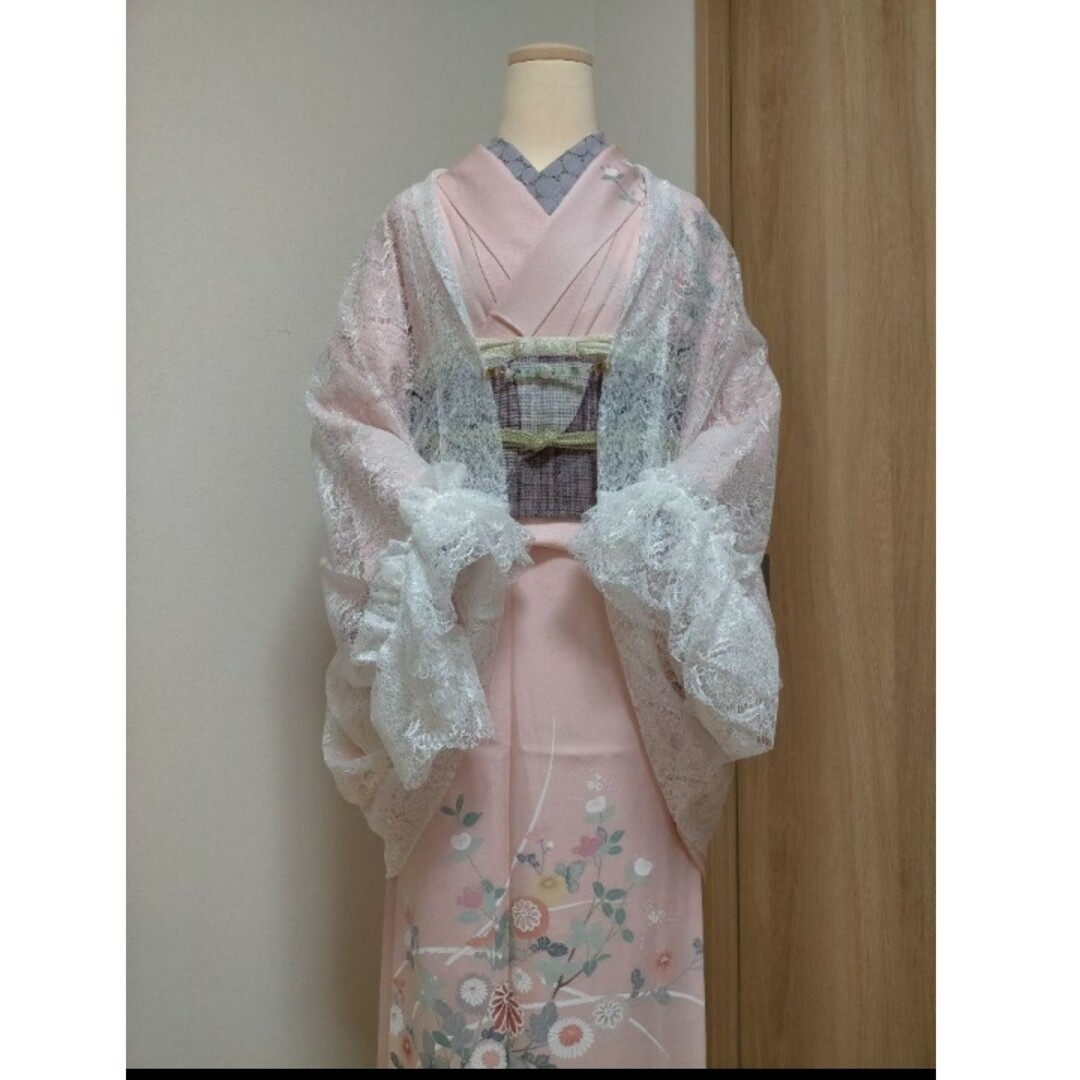 レース羽織　フリフリマーガレット　モモンガコート レディースの水着/浴衣(着物)の商品写真