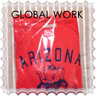 グローバルワーク(GLOBAL WORK)のメンズ GLOBAL WORK(トレーナー/スウェット)