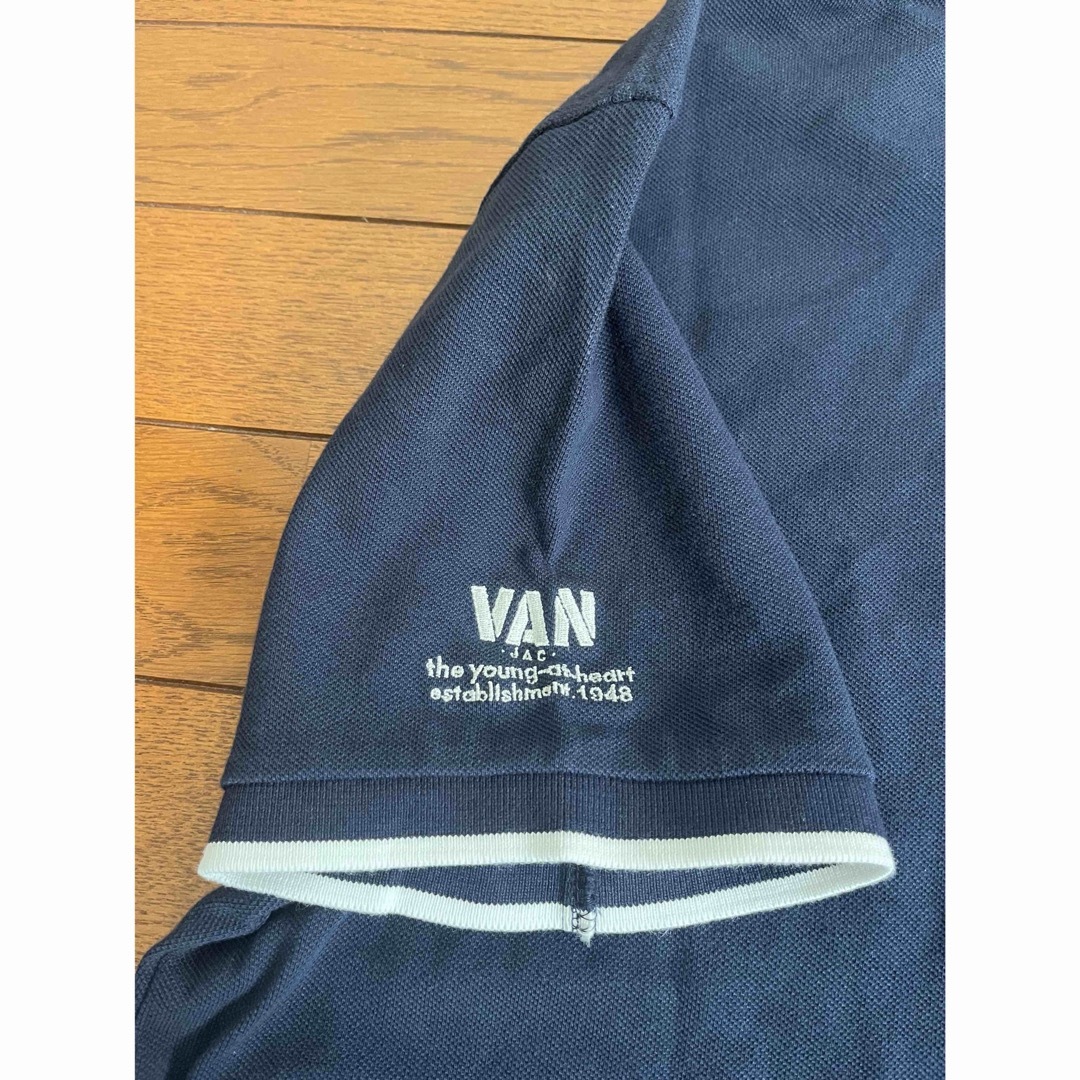 VAN Jacket(ヴァンヂャケット)の新品タグ付き　VAN JAC バンジャケット ポロシャツ　日本製　 サイズ　L メンズのトップス(ポロシャツ)の商品写真